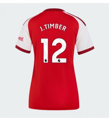 Arsenal Jurrien Timber #12 Replika Hemmatröja Damer 2026-27 Kortärmad